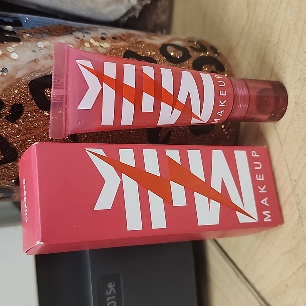 Milk Makeup Electric Glossy Lip Plumper Charged (Bright Pink) NIB!